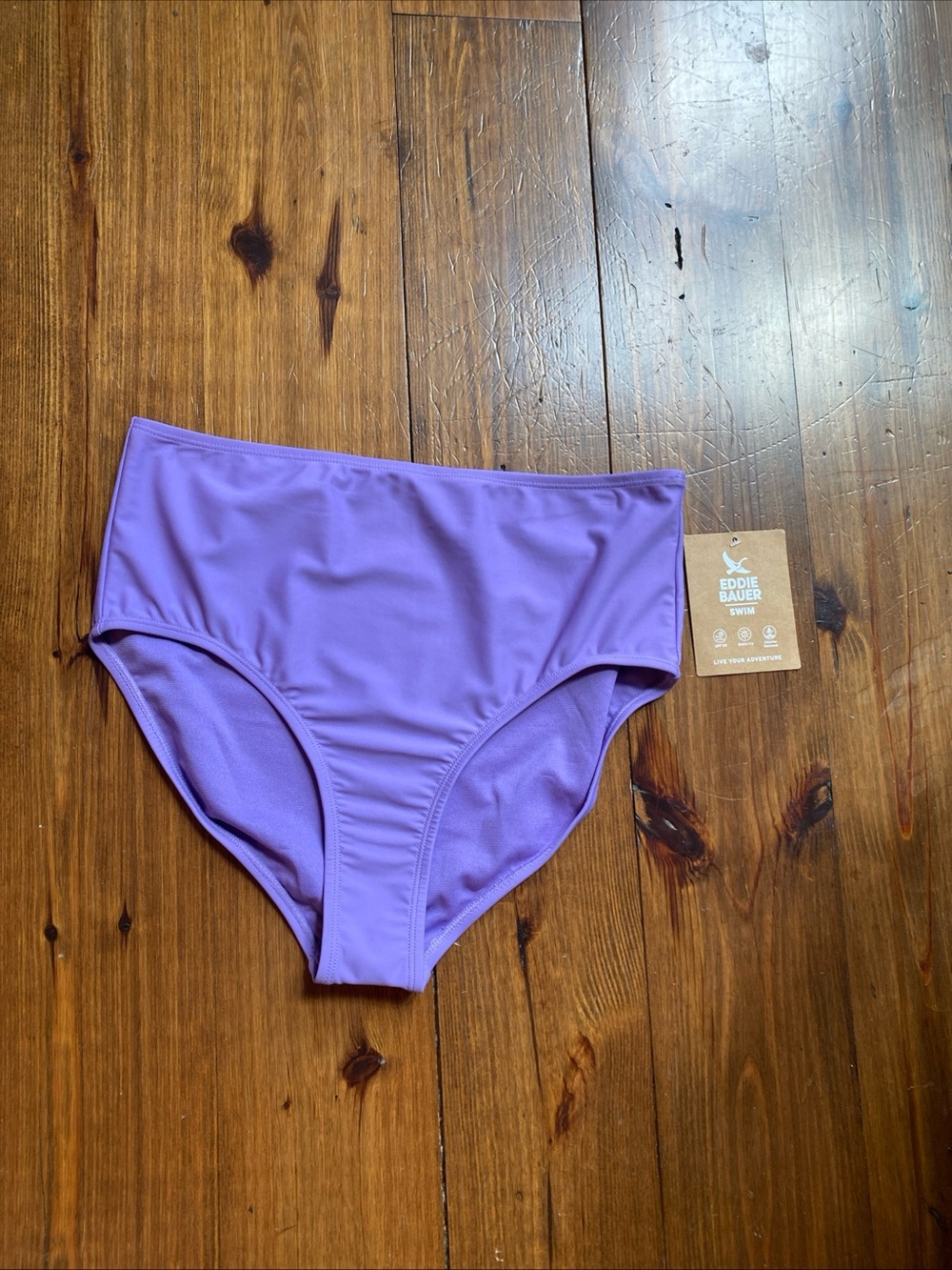 Eddie Bauer Pansy High Waisted Brief Swimsuit Bottom NWT Size Medium